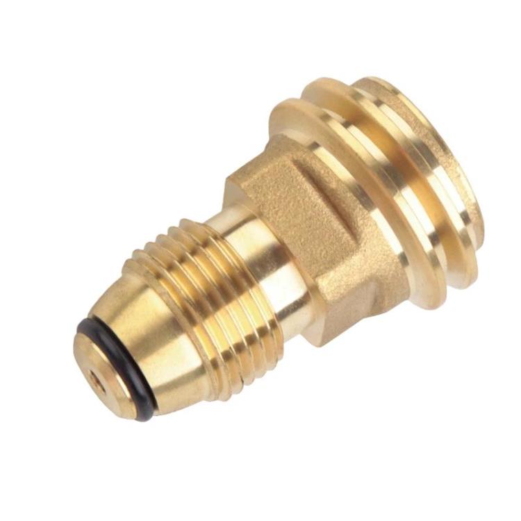 Outdoor Camping Propane Refill Adapter Portable Gas Stove Conversion Connector, Yellow