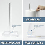 Acrylic Toilet Paper Holder & Roll Organizer For Kitchen, Bathroom & Coffee Table, YX218