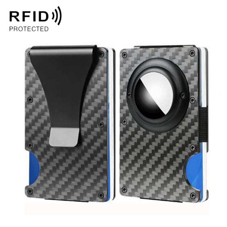 For AirTag 2nd Gen / AirTag 1st Gen Metal Card Holder RFID Blocking Wallet
