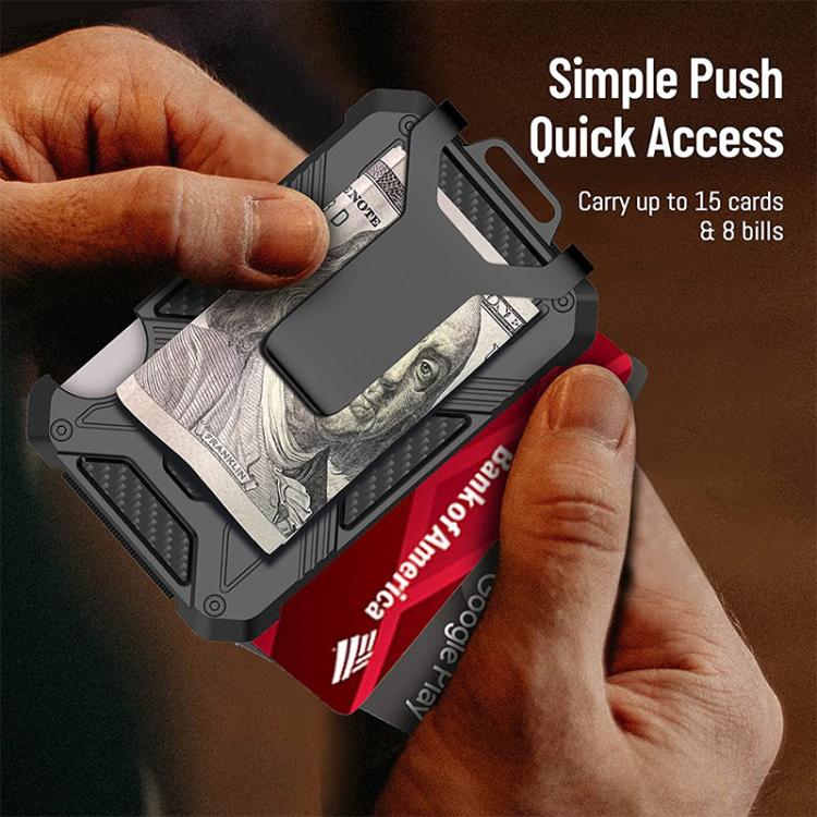 For AirTag 2nd Gen / AirTag 1st Gen RFID Blocking Aluminum Metal Wallet Card Holder
