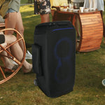 For JBL Partybox Stage 320 Speaker Upgraded Cover with Dual Side Pockets Nylon Mesh Case, Upgraded Cover