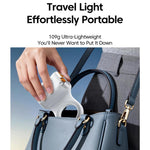 Magnetic Mount Camera Assistant Wireless Bluetooth Remote Zoom Photo Handheld Stabilizer, White Without Light