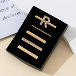 5pcs /Set Strap Decorative Rings Strap Letter Charms Accessories, A, B, C, D, E, F, G, J, K, L, M, R, S