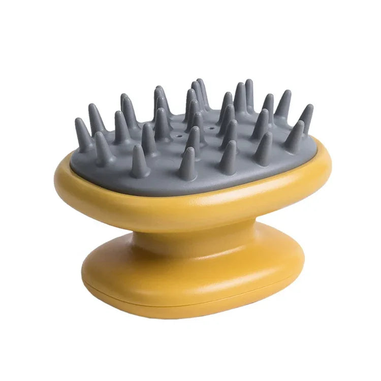 Household Shampoo Comb Silicone Massage Comb Portable Head Grab Dandruff Hair Brush