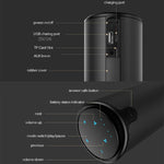 ZEALOT S8 3D Stereo Bluetooth Speaker Wireless Subwoofer Column Portable Touch Control AUX TF Card Playback Handsfree with Mic