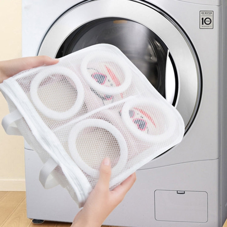 Nylon Laundry Bag Shoe Wash Trainer Sports Sneaker Tennis Boots Laundry Mesh Washing Bag, Mesh Washing Bag