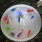 8 in 1 Simulation Electric Fish Babies Shower Toy with Swimming & Lighting Function, Simulation Electric Fish