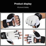 Half Fingers Adults Sandbag Training Boxing Gloves PU Leather Fitness Sparring Taekwondo Gloves, XS, S, M, L, XL, XXL