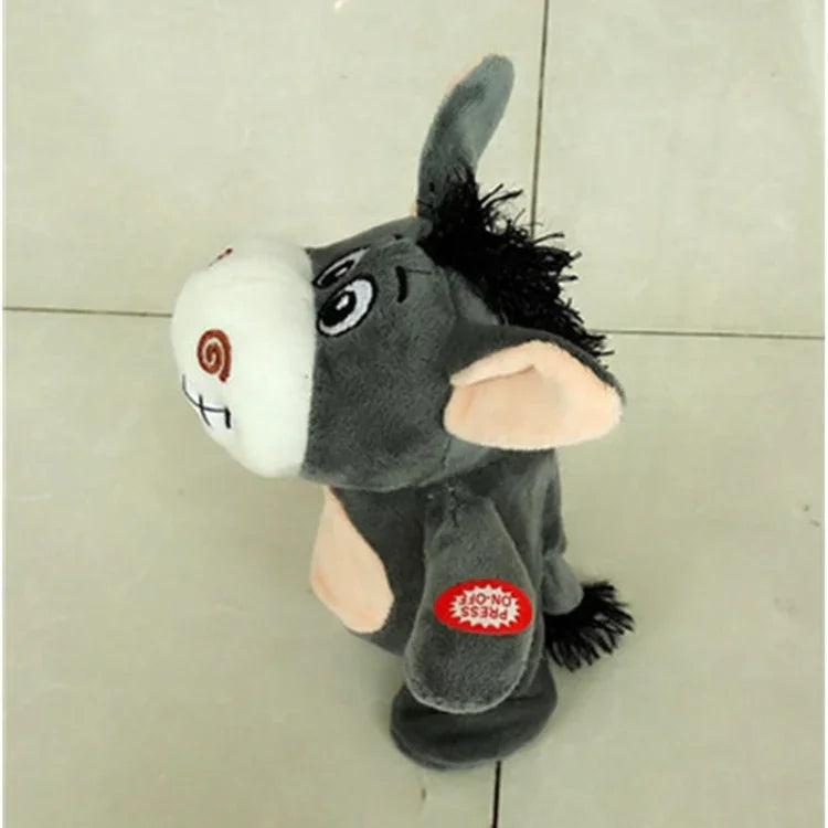 Electronic Pet Interactive Toy Smart Walking Talking Small Donkey Children Birthday Gift, Small Donkey