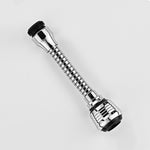360 Degree Rotate Kitchen Accessories Long Water Bubbler Filter Water Saving Aerator Nozzle Tap, Long Water Bubbler Filter