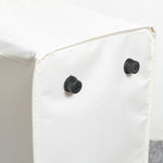 Drawstring Style Laundry Hamper PU Bottom Oxford Cloth Dirty Clothes Storage Bag Small Foldable Laundry Basket