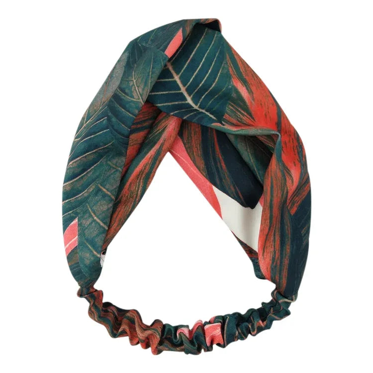 Summer Bohemian Style Hairbands Headbands For Women Retro Cross Knot Turban