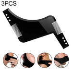 Double-sided Beard Comb Molding Template Tool Beard Shaping Styling Tool With Inbuilt Comb