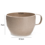 Wheat Straw Coffee Cup Tea Milk Breakfast Cups