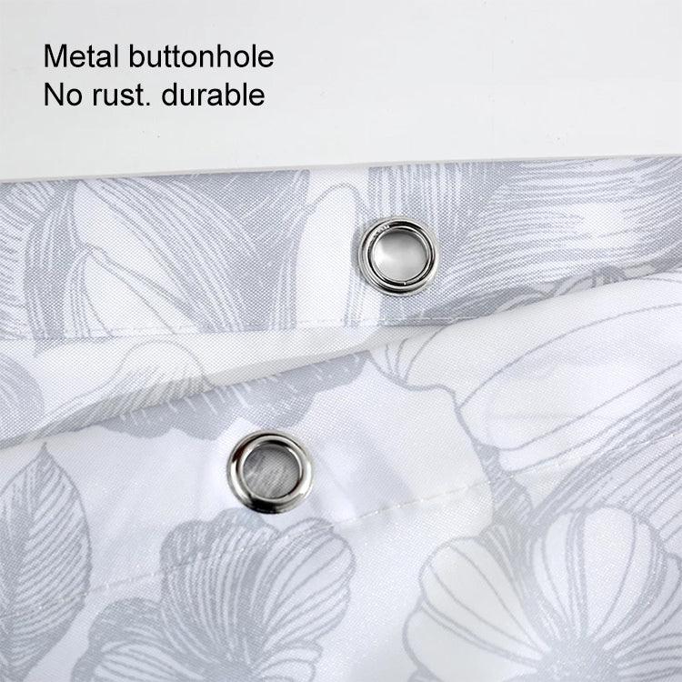 Butterfly Waterproof Polyester Shower Washable Bathroom Curtains, 80x180cm, 120x180cm