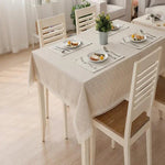 Lace Tablecloth Coffee Table Multifunctional Cover Towel, 90x90cm, 90x140cm, 140x140cm, 140x180cm, 140x200cm, 140x220cm