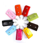 2 PCS Leather Car Key Cover Key Case