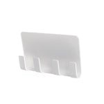 Practical Wall Sticking Phone Charging Holder Socket Strong Sticky Adhesive Sopport Rack Shelf With Hooks