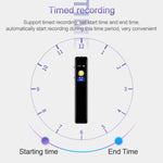 Q33 External Play MP3 Voice Control High Definition Noise Reduction Recording Pen, 8G, Support Password Protection & One-touch Recording, 8G