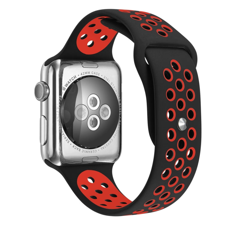 For Apple Watch Ultra 49mm&Watch Ultra 2 49mm / Series 10 46mm / 9&8&7 45mm / SE 3&SE 2&6&SE&5&4 44mm / 3&2&1 42mm Fashionable Classical Silicone Sport Watch Band(Grey Yellow), WA1231A, WA1231B, WA1231BG, WA1231BH, WA1231BL, WA1231BM, WA1231BR, WA1231B...