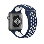 For Apple Watch Ultra 49mm&Watch Ultra 2 49mm / Series 10 46mm / 9&8&7 45mm / SE 3&SE 2&6&SE&5&4 44mm / 3&2&1 42mm Fashionable Classical Silicone Sport Watch Band(Grey Yellow), WA1231A, WA1231B, WA1231BG, WA1231BH, WA1231BL, WA1231BM, WA1231BR, WA1231B...