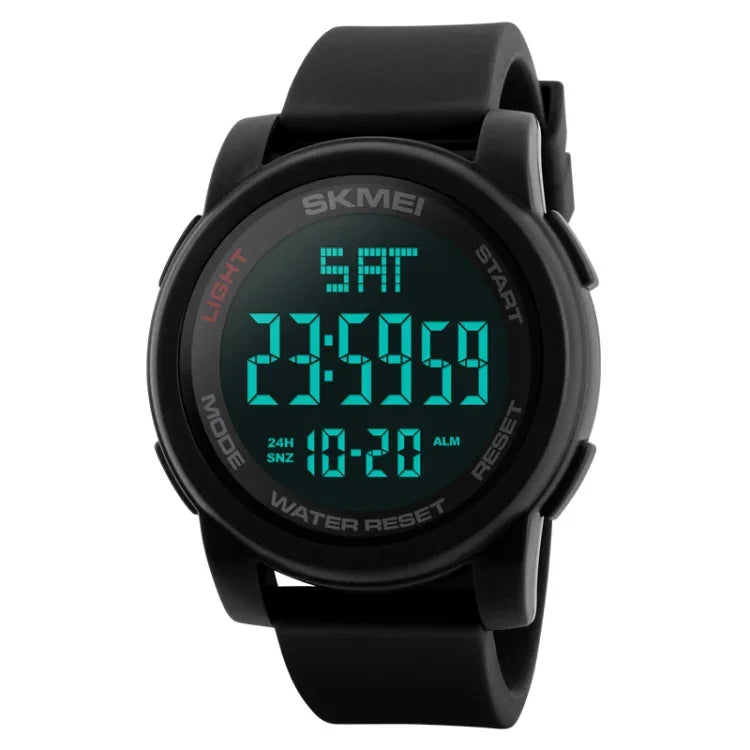 SKMEI 1257 Men Fashionable Outdoor 50m Waterproof Digital Watch Sports Wrist Watch