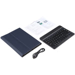 A06 Detachable Lambskin Texture Ultra-thin TPU Bluetooth Keyboard Leather Tablet Case with Stand For iPad mini 6 / mini 7, A06