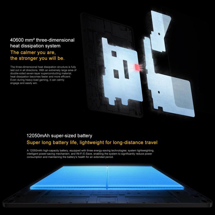 iQOO Pad5 Pro 13 inch Tablet PC, 12GB+512GB, OriginOS 5 MediaTek Dimensity 9400+ Octa Core, 12GB+512GB