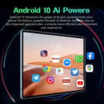 BDF P70 10.1 inch 4G LTE Tablet PC, 6GB+128GB, Android 10 MTK6750 Octa Core, Support Dual SIM, EU Plug, 8GB+256GB, EU Plug