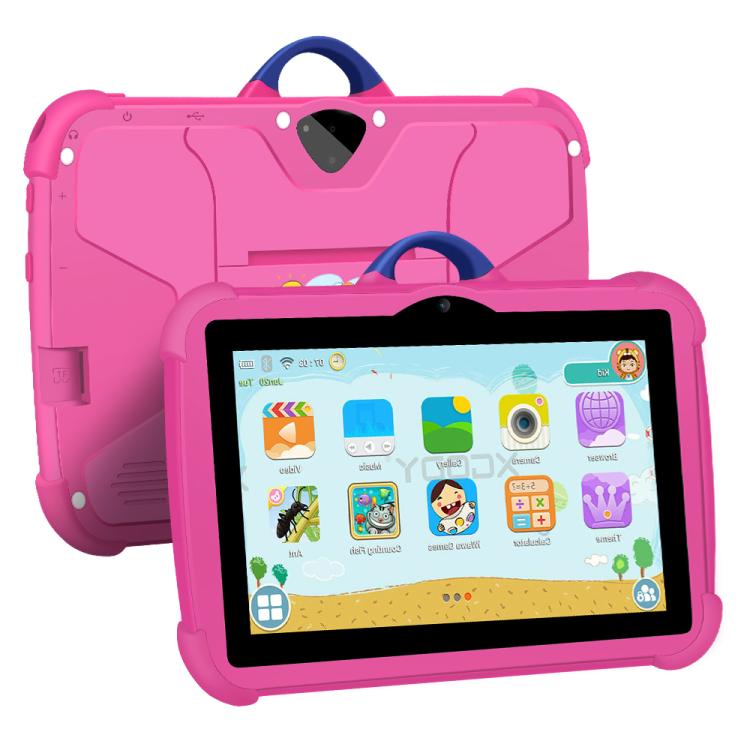 BDF C8 7 inch WiFi Kids Tablet PC, 2GB+32GB, Android 8.1 MTK6735 Octa Core CPU, US Plug, 4GB+64GB