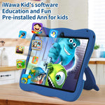 BDF 7 inch WiFi Kids Tablet PC with Spaceman Silicone Case, 2GB+32GB, Android 8.1 MTK6735 Quad Core CPU, US Plug, 4GB+64GB