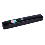 iScan02 Double Roller Mobile Document Portable Handheld Scanner with LED Display,  Support 1050DPI  / 600DPI  / 300DPI  / PDF / JPG / TF, iScan02 White, iScan02 Black