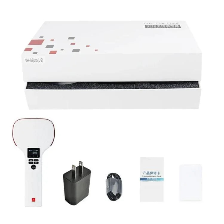 Long Range RFID UHF Portable Handheld Bluetooth Reader, Style: Standard + 2D Head, Standard + 2D Head, EU Plug, Standard + 2D Head, US Plug, Standard + 2D Head, UK Plug
