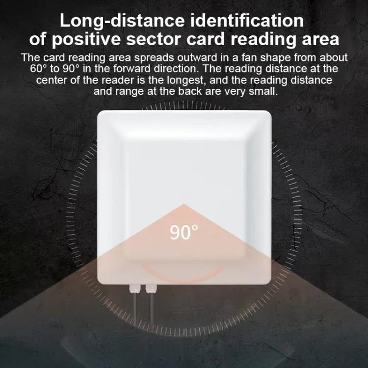 UHF Middle Range RFID Integrated Reader Identification Distance 0-5m, Style: Add WiFi Communication, Add WiFi Communication