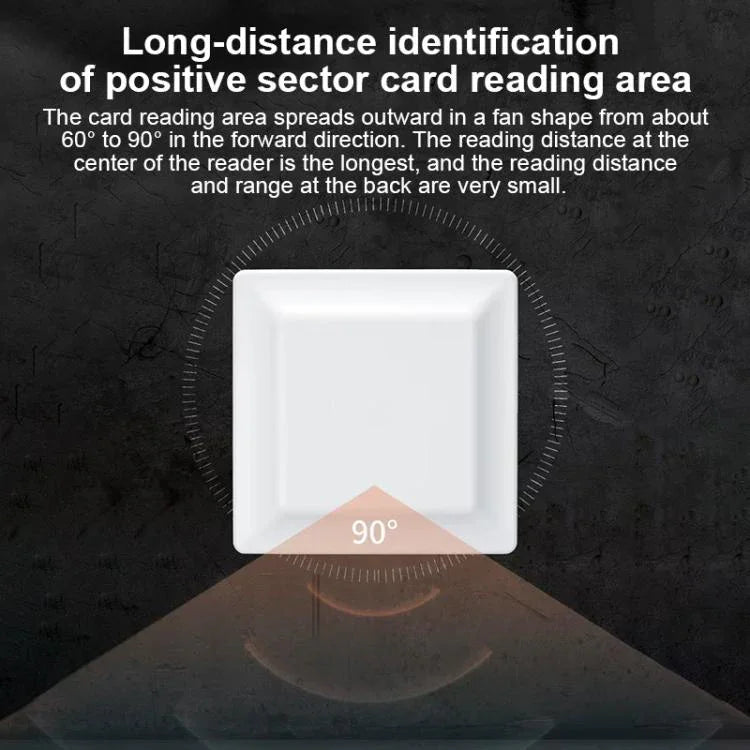 UHF Electronic Tag Identification RFID Reader / Writer 7dbi Antenna Integrated Reader, Style: RS232 Port, RS232 Port