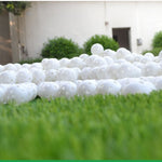 PGM 10 PCS Golf Indoor Exercise Hollow Ball, 10PCS Hollow Ball White, 10PCS Hollow Ball Yellow