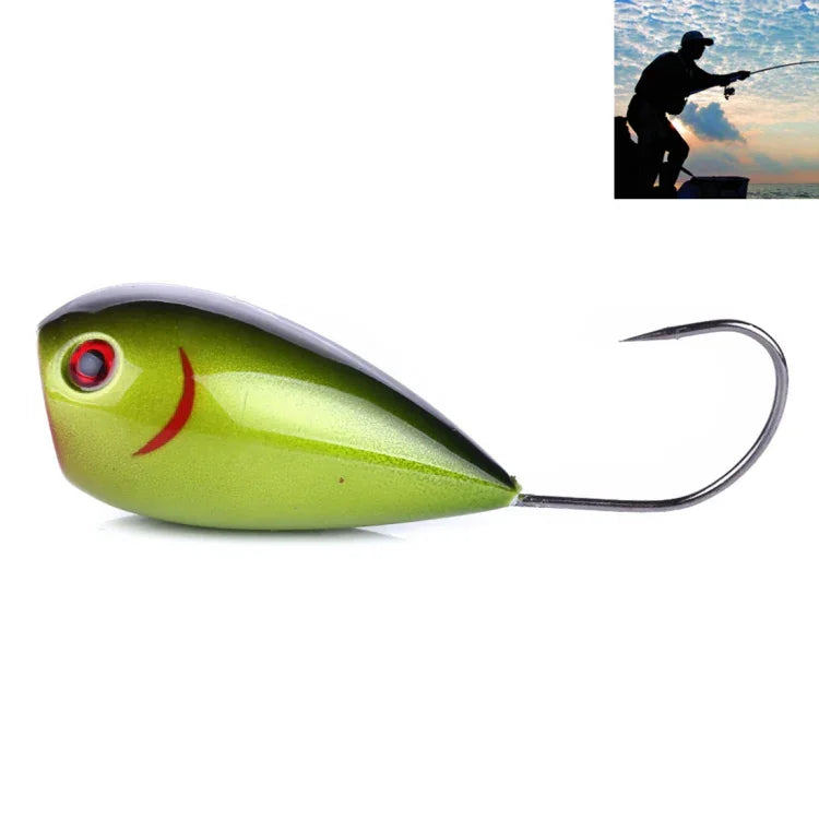 HENGJIA PO036 8cm/13g Big Mouth Single Hook Hitting Water Wave Hard Bait Lure Outdoor Fishing Gear Lure Fishing Bait Fishing Tackle, PO036-1, PO036-2, PO036-3, PO036-4, PO036-5, PO036-6, PO036-7