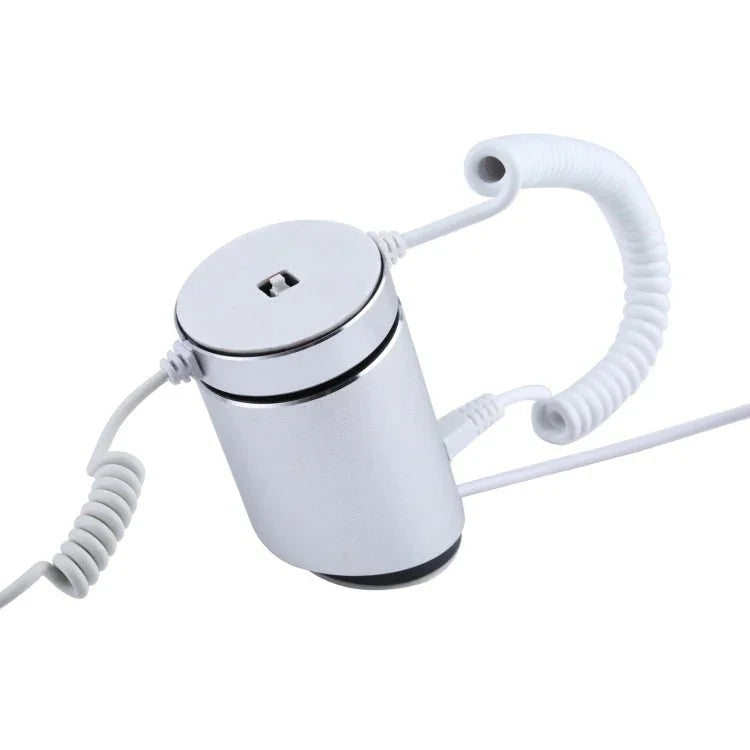 Aluminum Shell Cylindrical Display Stand Digital Magnetic Security System Burglar Alarm / Anti - theft Alarm Display Holder for Mobile Phones with Type - C / USB - C Port - Trustpick