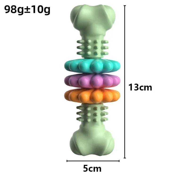 BG5056 TPR Pet Chewing Toys Bone Shape Dog Teething Stick - Trustpick