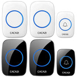 CACAZI A10DC 1 To 2 Battery Type Home Smart Waterproof Electronic Wireless Doorbell - Trustpick