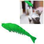 Catnip Fish Bite Teething Stick Funny Cat Toy Pet Toothbrush - Trustpick