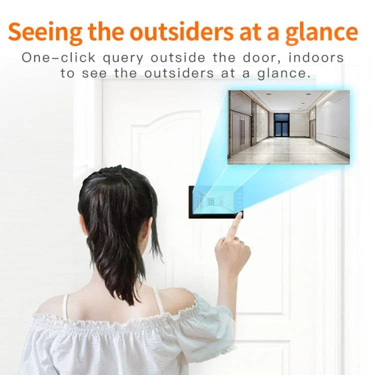 Danmini Q10 4.3 Inch Screen Motion Detection Camera Video Alarm Smart Digital Door Viewer, Support TF Card - Trustpick