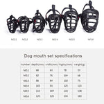 Dog Muzzle Prevent Biting Chewing and Barking Allows Drinking and Panting, Size: 6.8*6.3*7.8cm - Trustpick