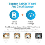 ESCAM QF724 3MP 24h Recording Cloud Storage PT 4G PIR Alarm IP Camera with Solar Panel - Trustpick