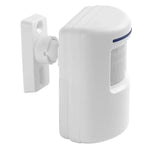 FY - 0256 2 in 1 PIR Infrared Sensors (Transmitter + Receiver) Wireless Doorbell Alarm Detector for Home / Office / Shop / Factory, EU Plug - Trustpick