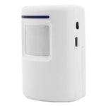 FY - 0256 2 in 1 PIR Infrared Sensors (Transmitter + Receiver) Wireless Doorbell Alarm Detector for Home / Office / Shop / Factory, EU Plug - Trustpick