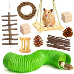 Hamster Toy Pet Rabbit Guinea Pig Parrot Play Grinding Wood Toys - Trustpick