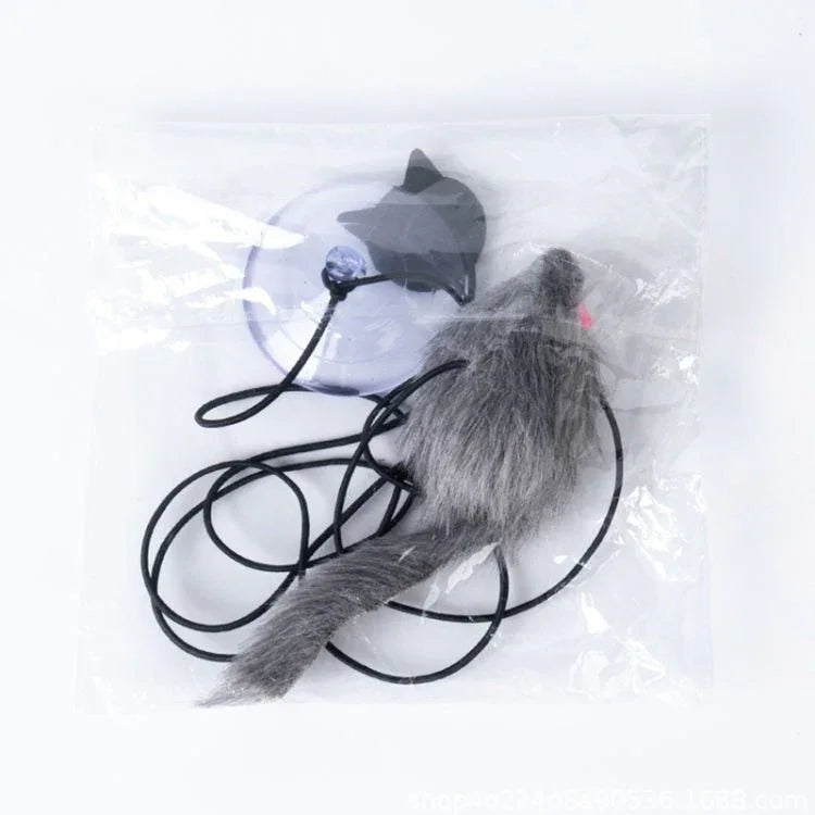 Hanging Door Retractable Cat Teaser Stick Pet Toy - Trustpick