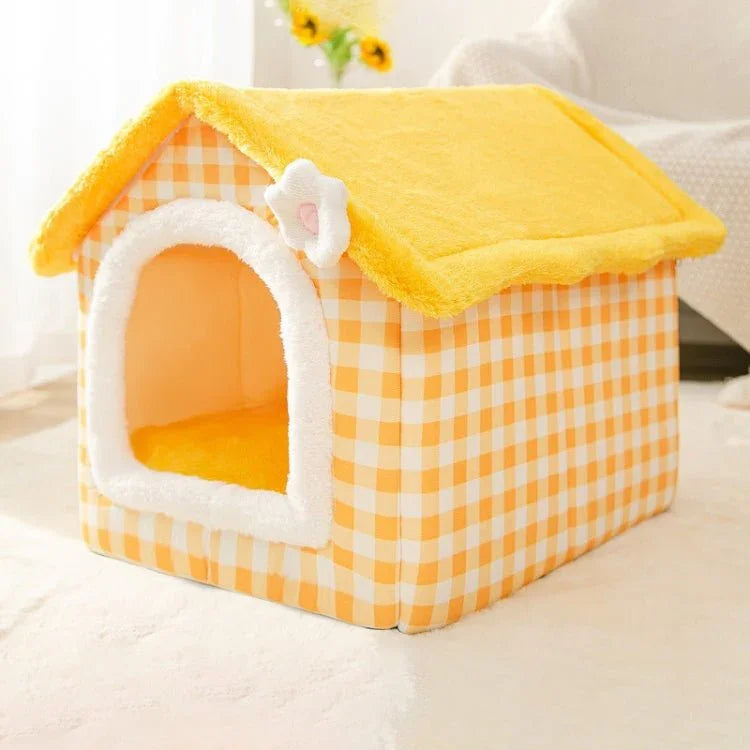 House Type Universal Removable and Washable Pet Dog Cat Bed Pet Supplies - Trustpick