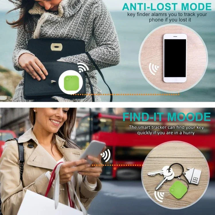 Portable Mini Square Anti Lost Device Smart Bluetooth Remote Anti Theft Keychain Alarm - Trustpick